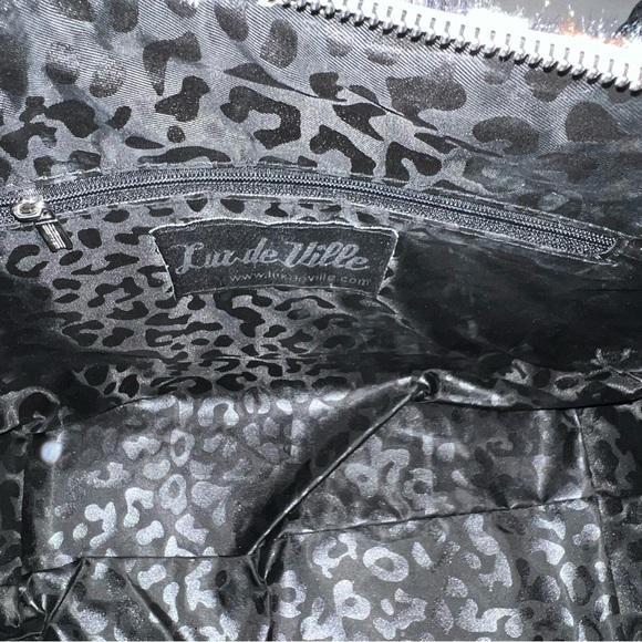 Lux de Ville Leopard Print and Mermaid Tote - Picture 11 of 12